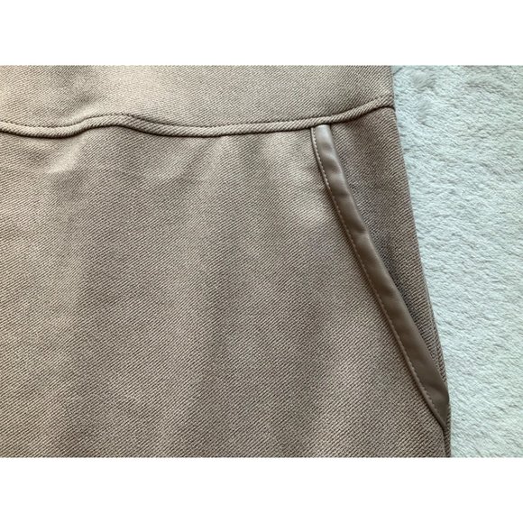 New w/tags Zara Sz.Small Sheath dress pullover Tan short sleeve - Picture 7 of 10